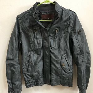 Faux Leather Jacket